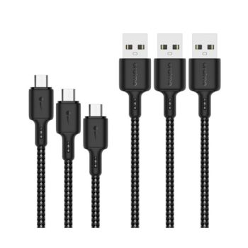 oraimo Braid Triple 3 Pack 1.5m Charging cable Type C